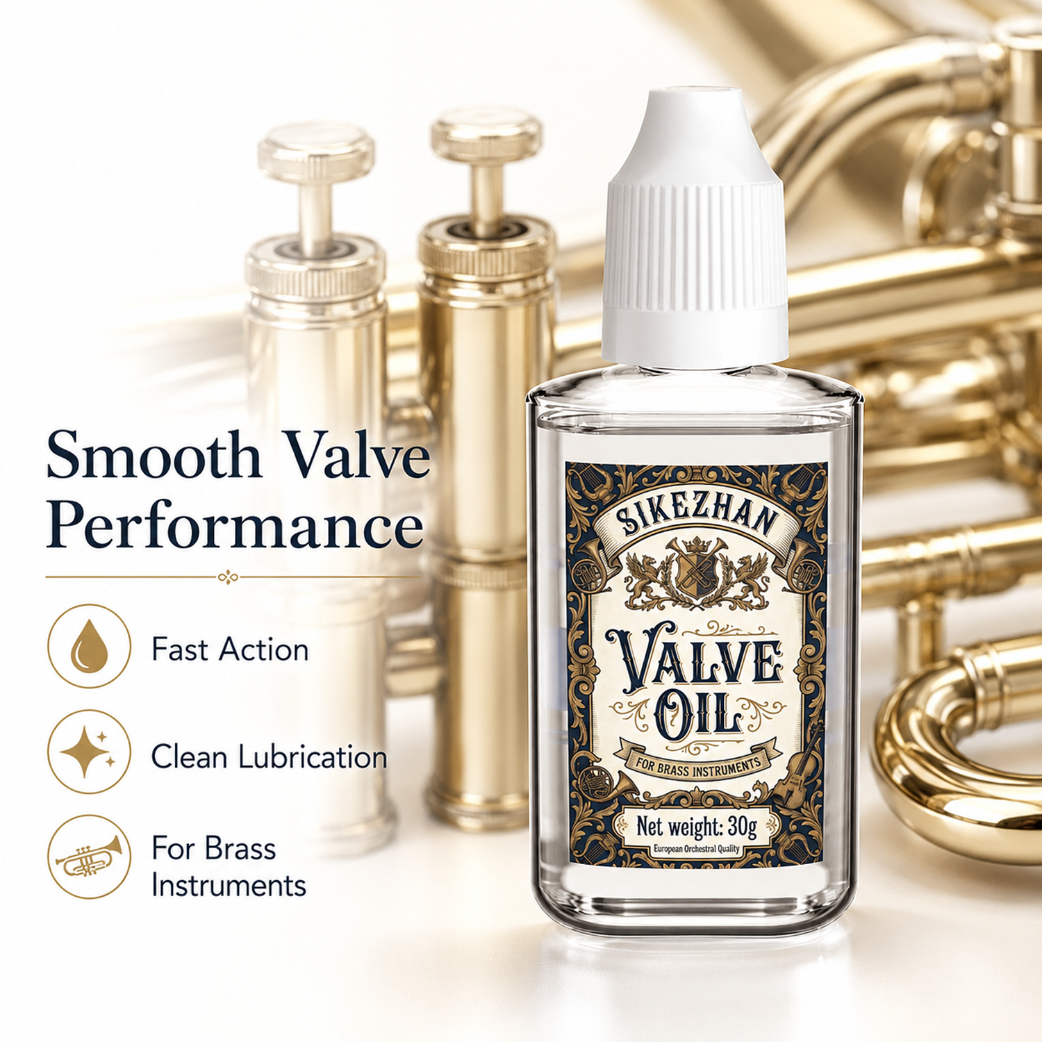 Professional Brass Instrument  - Trumpet Valve Oil avaliação e preço