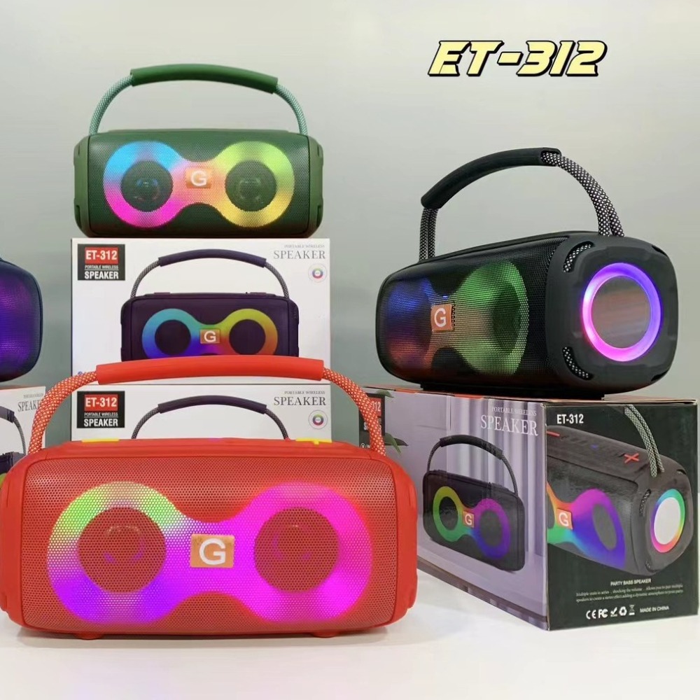 ET-312 Bluetooth Speaker Porta - Audio Music Play avaliação e preço