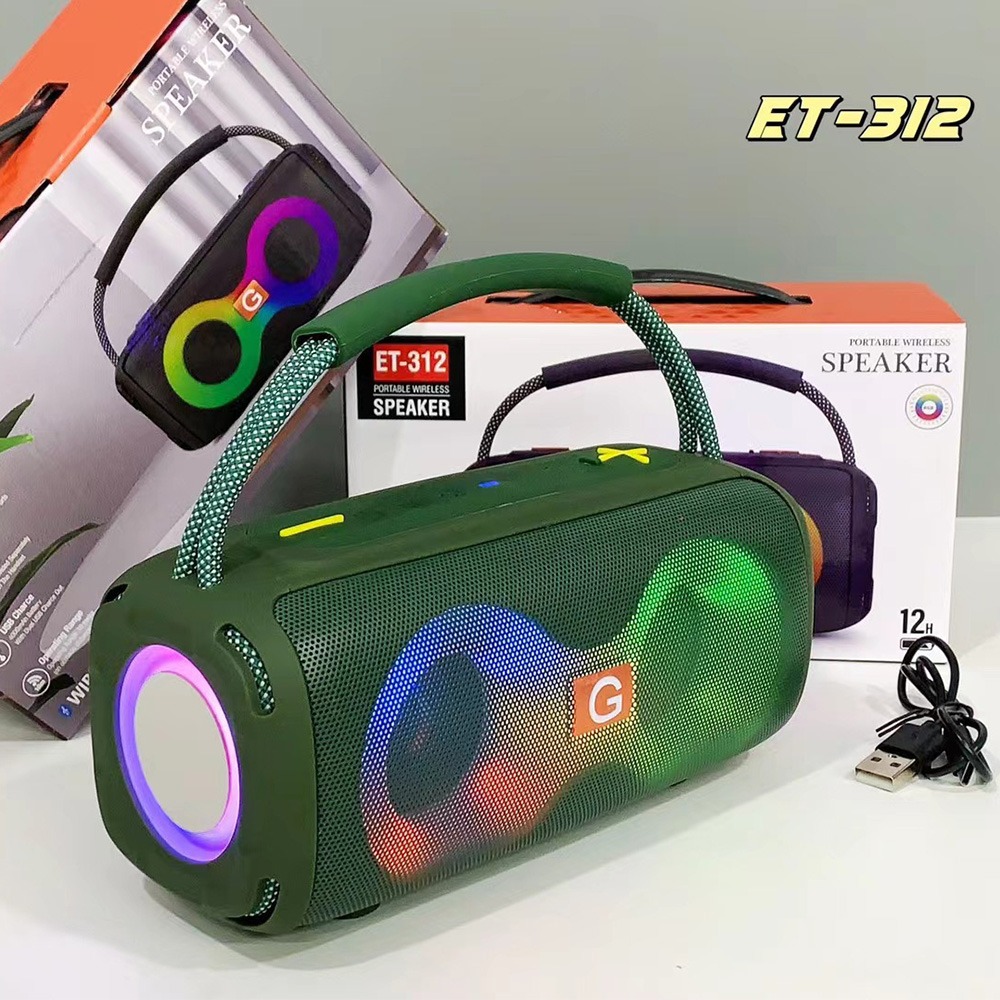 ET-312 Bluetooth Speaker Porta - Audio Music Play avaliação e preço
