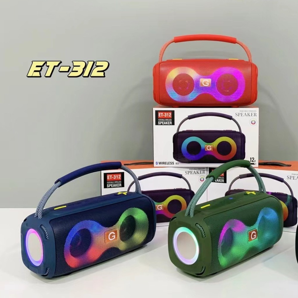 ET-312 Bluetooth Speaker Porta - Audio Music Play avaliação e preço