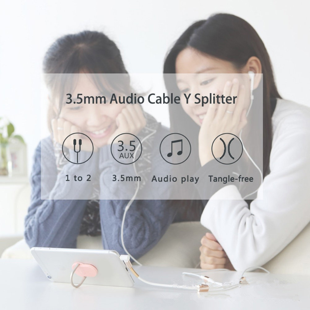 Dual 3.5mm Audio Line High Qua - Audio Music Free Online avaliação e preço